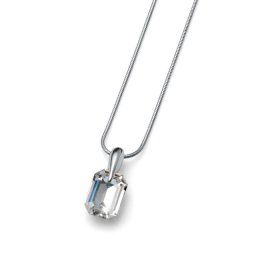 Ženski oliver weber club crystal lančić sa swarovski belim kristalnim priveskom ( 11522.001 )