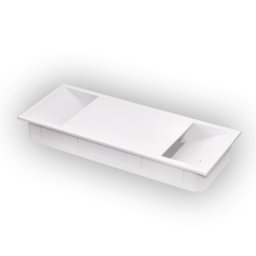 Rozetna za kablove 911 150x60 H=20,white ( 608-004 )