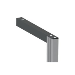 Stili horizontalni zidni konektor L-295mm Crna 09 ( 563-818 )