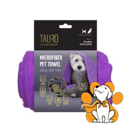 Tauro Pro Line Microfiber Towel Purple 80x120cm, Ljubičasti Peškir Za Ljubimce