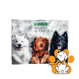 Nature's Protection Soft Blanket White Puppies 127x152cm, Mekano Belo Ćebe