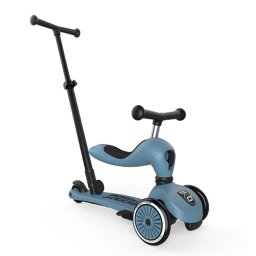 Highwaykick 1 Push and go Steel - Trotinet za decu