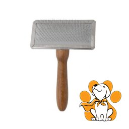 Tauro Pro Line Brush Metal Rim L, Metalna Četka za Profesionalnu Negu Dlake