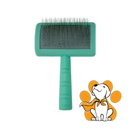 Tauro Pro Line Brush Mint, Profesionalna Tanka Plastična Četka za Pse i Mačke