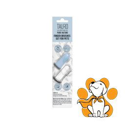 Tauro Pro Line Pet Finger Brushes Set 2kom, Četkice Za Zube Od Silikona
