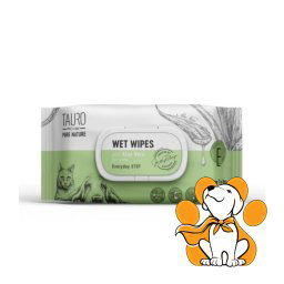Tauro Pro Line Pure Nature Aloe Vera Wet Wipes 40kom,Vlažne Maramice Za Ljubimce