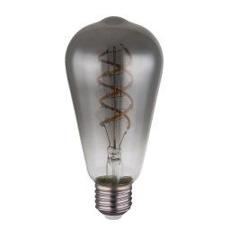 LED SIJALICA FILAMENT E27 ST64 6.5W 2000K DIMABILNA SMOKE GLOBO
