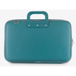 Torba BOMBATA CLASSIC VINIL LAPTOP BRIEFCASE (15") Teal Blue