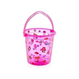 Babyjem kofica za kupanje bebe - pink transparent ocean ( 92-23999 )