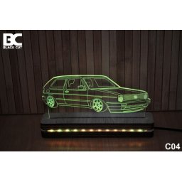 Black Cut 3D Lampa jednobojna - Golf ( C04 )
