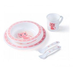 Canpol baby set za hranjenje 4/401 - cat ( 4/401_pin )