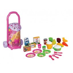 Dede Barbie Kolica sa posuđem i namirnicama ( 015089 )