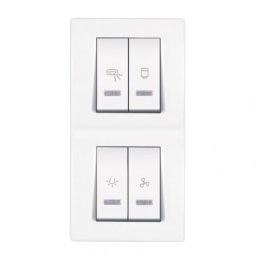 Prekidač za kupatilo vertikalni sa indikacijom ( ALC66914.00 )