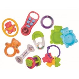 Zvečke za bebe mix - 10u1 ( 25/23453-1 )