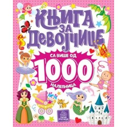 Knjiga za devojčice sa više od 1000 nalepnica ( 873 )