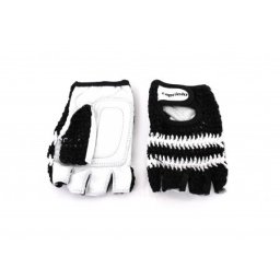 Capriolo sportske rukavice capriolo - retro crochet dizajn l crne ( 185116-c )