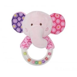 Lorelli plišana zvečka ring - slonce (roze) ( 10191360005 )