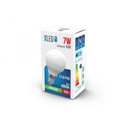Xled led sijalica E14 7W, P45, 4000K ( E14 7W, P45 NB )
