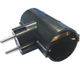 Elit+ dvostruki t razvodnik crni ( EL75865 )