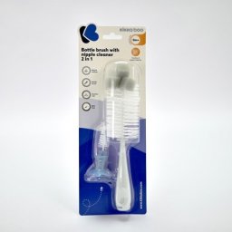 KikkaBoo četka sa flašice i cucle 2in1 Blue ( KKB90081 )