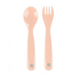 KikkaBoo set kašičica i viljuška PP glossy pink ( KKB40103 )
