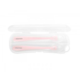 KikkaBoo silikonske kašičice u kutiji 2 kom pink ( KKB40063 )
