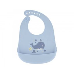 KikkaBoo silikonska portikla sea world whale blue ( KKB30011 )