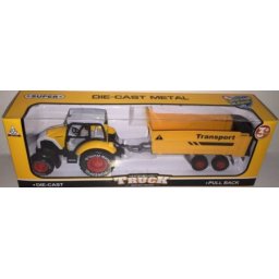 Merx igračka traktor 14.5cm metal plastika ( MS01409 )