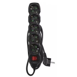 Emos kabl produžni crni sa prekidačem 1,5m/5r pc1521r ( 2837 )