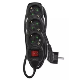 Emos kabl produžni crni sa prekidačem 1,5m/3r pc1321r ( 2832 )