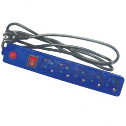 Elit+ prenap.5-str pren.utic pp/j3x1.5/ 2m+prekidac+zop+pnz+zast.od dodira 16a250v3500w plava ( EL2945 )