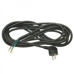 Elit+ priključni kabl šuko utikač pp/l 3x0.75/2m crni 2.5a/250v ( EL75271 )