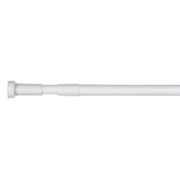 Šipka za tuš-zavesu 70-120cm bela
