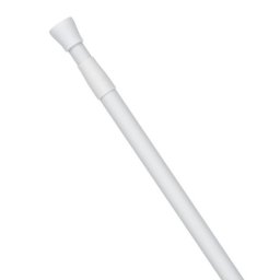 Šipka za tuš-zavese 110-200cm bela