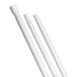 Šipka za tuš-zavese 92-290cm bela