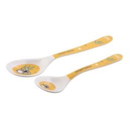 Canpol set kasika (2kom) 4/530 melamine - exotic animals yellow ( 4/530_yel )