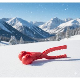 Prosperplast Dupla Kasika za pravljenje grudvi - Crvena ( 291761-R )