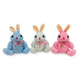 Plišana igračka zeka (beli, plavi, roze) 15cm ( 511.RTD2245 )