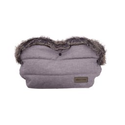 KikkaBoo zimska navlaka za rukohvat kolica Fur Melange grey ( KKB41106 )