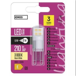 Emos LED sijalica classic jc 1,9w g9 ww zq9526 ( 3108 )