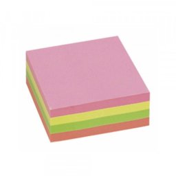 Kocka samolepljiva 75x75 400lis. Mix NEON ( 3131 )