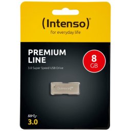 Intenso USB flash 8GB Hi-Speed USB 3.0 up to 100MB/s, Premium Line - USB3.0-8GB/Premium Line