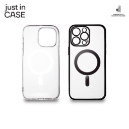 Just in case 2u1 extra case mag mix paket crni za iPhone 14 pro max ( MAG111BK )