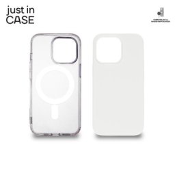 Just in case 2u1 extra case mag mix plus paket beli za iPhone 13 pro ( MAGPL106WH )