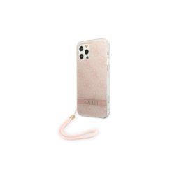 Guess Futrola za iPhone 12/12 Pro Pink Print 4G Cord ( GSM165218 )