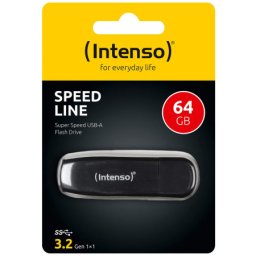 Intenso USB flash drive 64GB Hi-speed USB 3.2, speed line - USB3.2-64GB