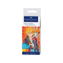 Faber Castell pitt art set manga 1/6 167157 ( C417 )