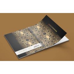 Helios sveska A4 mandala gold spirala dikto 100l ( G310 )