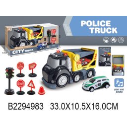 Policijski kamion sa saobraćajnim znakovima ( 98304K )