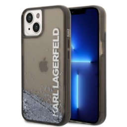 Karl Lagerfeld futrola za iPhone 14 LIQ. glitter elong black ( KLHCP14SLCKVK )
